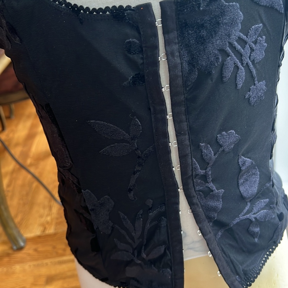 Forever 21 Romantic Velvet Fashion Bustier Size Large - Picture 7 of 7